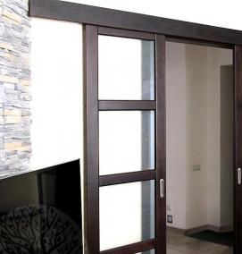 Навесные раздвижные двери межкомнатные - тип 2