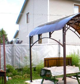 Навесы для умывальника для дачи - модель 2