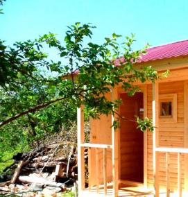 Небольшой хозблок для дачи - вариант 1