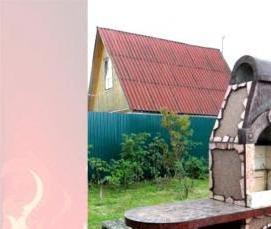 Недорогие беседки с мангалом для дачи - тип 3