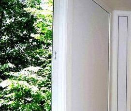 Непрозрачные пластиковые окна - модель 4