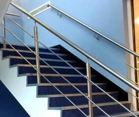 Нержавеющие ограждения лестниц - вариант 4