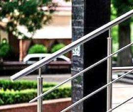 Нержавеющие ограждения лестниц - вариант 3