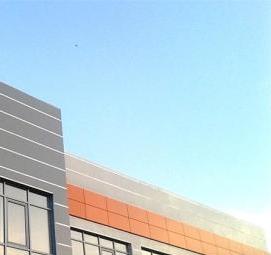 Облицовка фасада керамогранитом - модель 4