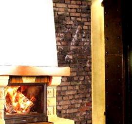 Облицовка каминов керамической плиткой - модель 1