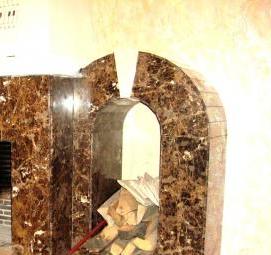 Облицовка каминов керамической плиткой - модель 4