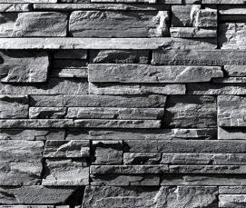 Облицовочный камень черный - вариант 3