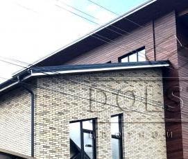 Облицовочный кирпич серого цвета - модель 3