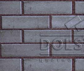 Облицовочный кирпич серого цвета - модель 2