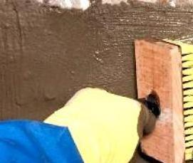 Обмазочная гидроизоляция на цементной основе - модель 4