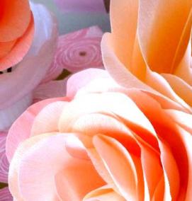 Обои бумажные цветы - модель 4