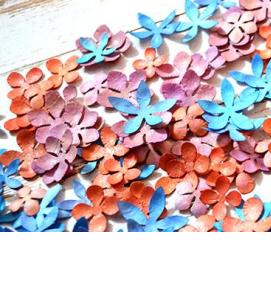 Обои бумажные цветы - модель 3