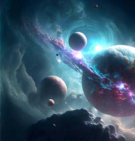 Обои флизелиновые: космос - тип 1