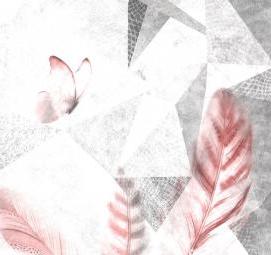 Обои флизелиновые: перья - модель 4