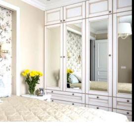 Обои на стену в спальне флизелиновые - вариант 1