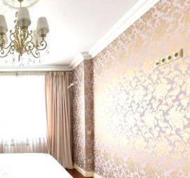 Обои на стену в спальне флизелиновые - вариант 2