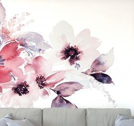 Обои виниловые фиолетовые - модель 4