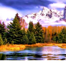 Обои виниловые: горы - тип 2