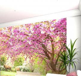 Обои виниловые: вишни - вариант 1