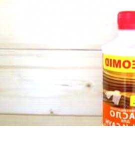 Обработка бани от плесени - вариант 3