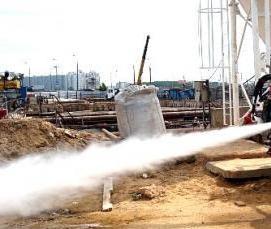 Обсадные сваи - модель 1