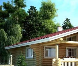 Оцилиндрованное бревно 100 мм - тип 3