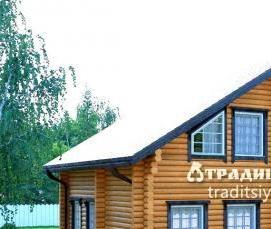 Оцилиндрованное бревно 160 мм - вариант 1