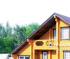 Оцилиндрованное бревно 160 мм - вариант 3