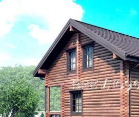 Оцилиндрованное бревно 220 мм - тип 1