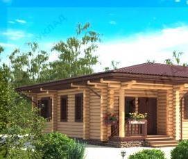 Оцилиндрованное бревно 280 мм - тип 3