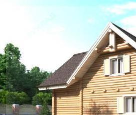 Оцилиндрованное бревно 280 мм - тип 2