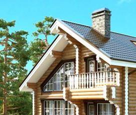 Оцилиндрованное бревно 30 см - модель 3