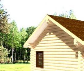 Оцилиндрованное бревно 30 см - модель 2