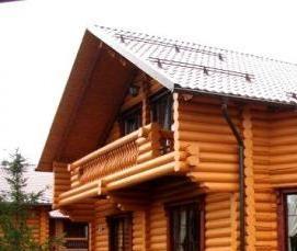 Оцилиндрованный брус - тип 2