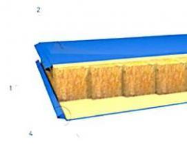 Оцинкованные сэндвич-панели - модель 3