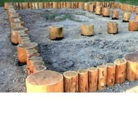 Одиночные сваи - модель 4