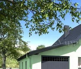 Одноэтажный дом сборный - вариант 1