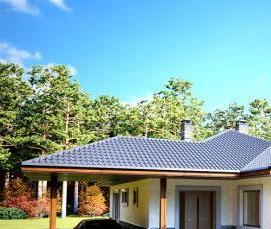 Одноэтажный дом сборный - вариант 4