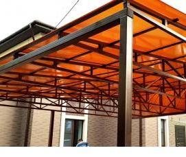 Односкатный  для автомобиля - модель 2