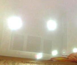 Одноуровневый натяжной потолок - вариант 4