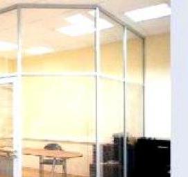 Офисные перегородки из поликарбоната - тип 1