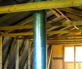 Огнеупорный утеплитель для дымохода - тип 1