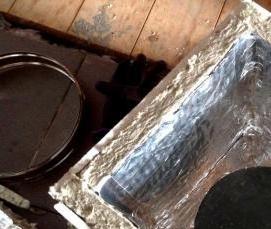 Огнеупорный утеплитель для дымохода - тип 2