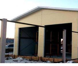 Ограждение кровли из сэндвич панелей - модель 1