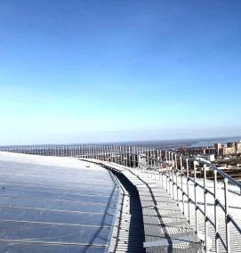 Ограждение кровли металлочерепица - модель 4