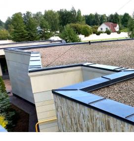 Ограждение кровли металлочерепица - модель 2