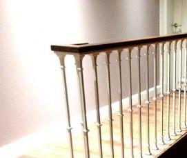 Ограждение лестницы из гипсокартона - тип 1