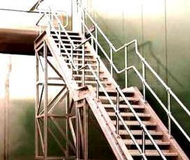 Ограждение пожарной лестницы - вариант 1