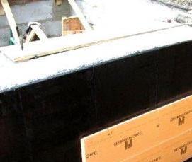 Оклеечная горизонтальная гидроизоляция стен - тип 3