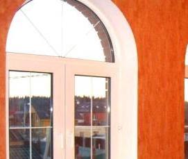 Окно пластиковое с аркой - тип 4